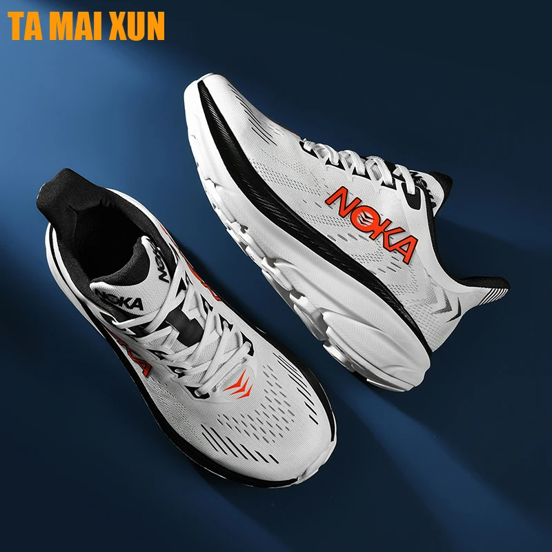 2026New Men Casual Sports Shoes Marathon Race Lightweight Cushioning Men's Running Shoes Outdoor Mountain Shoe Teenagers Walking