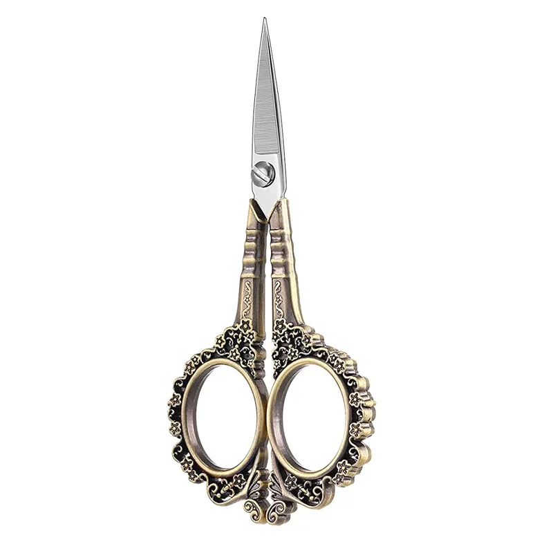 Vintage Scissors Stainless Steel Sewing Scissors Tailor Thread Embroidery Fabric Needlework Scissor Household Scissors Sewing