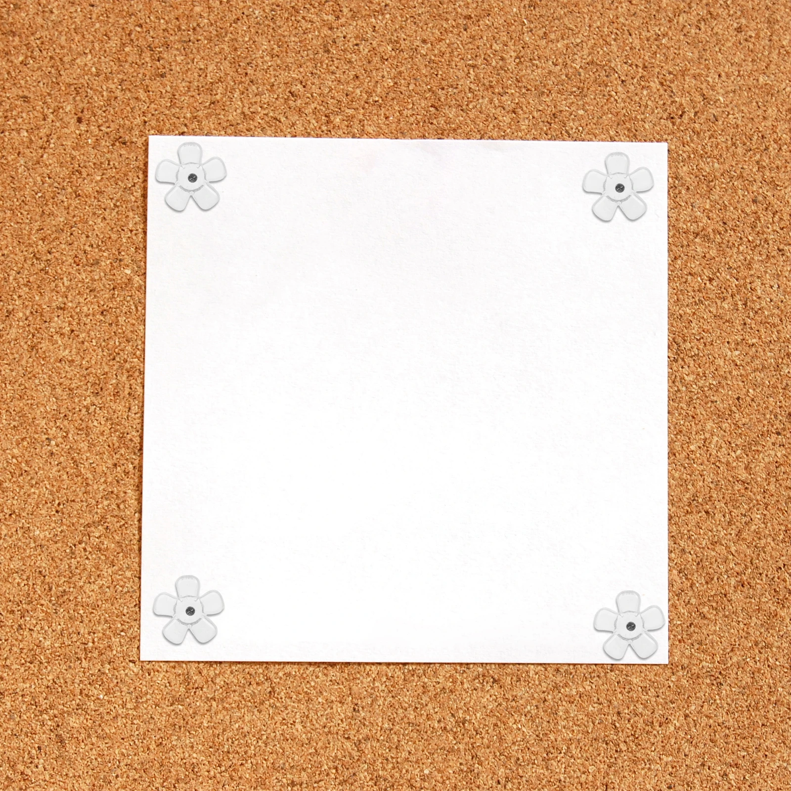 

200 Pcs Transparent Flower Pushpin Clear Thumbtacks for Wall Shaped Flowers Cork Board Map Short Hair