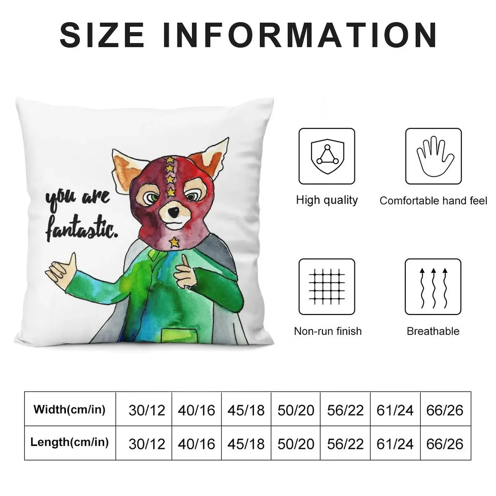 Fantastic Mr. Fox Throw Pillow Decorative Cushions For Luxury Sofa Cushion Covers For Living Room autumn decoration pillow