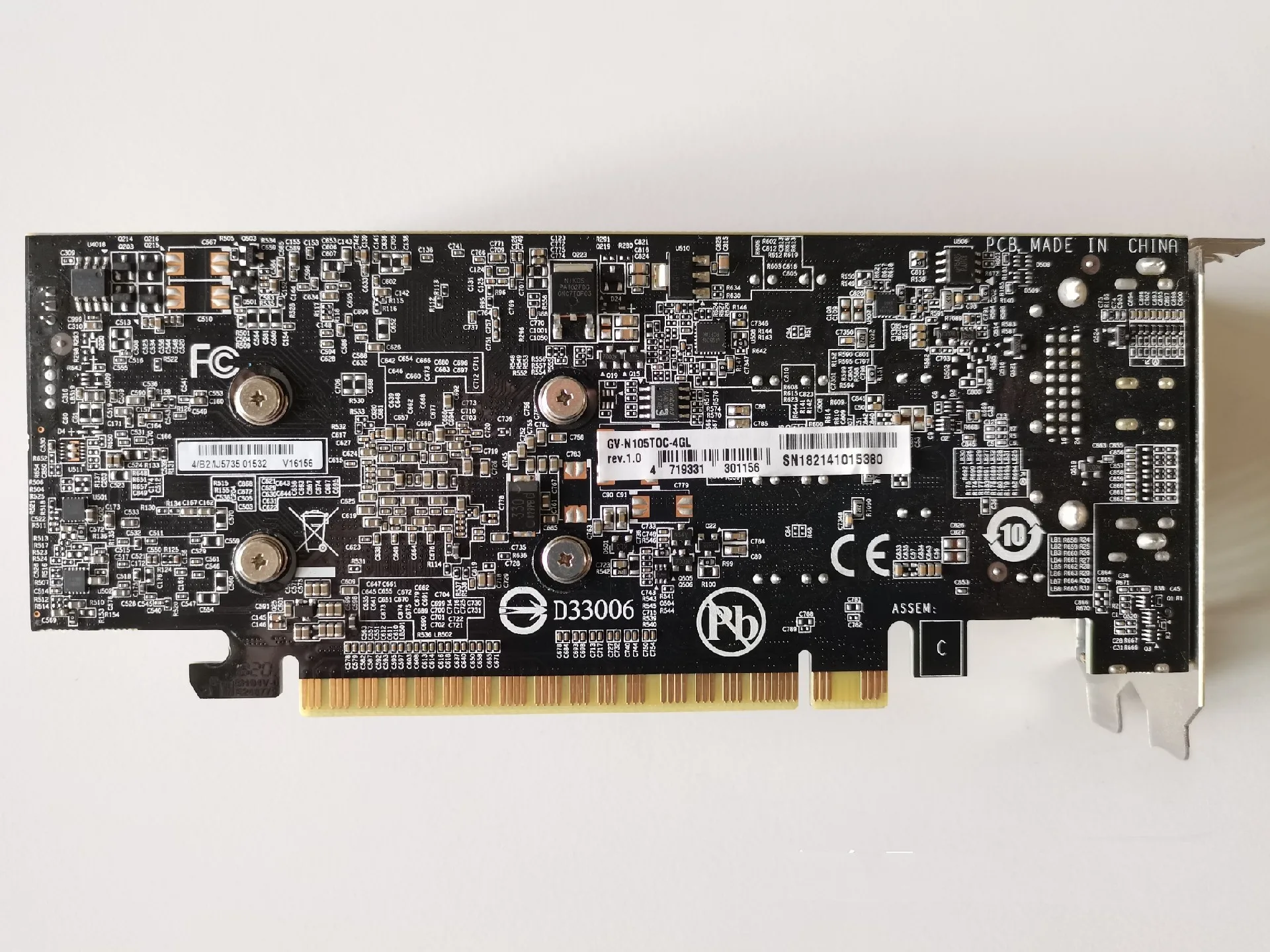 NVIDIA GeForce GTX1050Ti 4GB LP GDDR5 Pci-express Kartu Video DP DVI HDMI Bekas