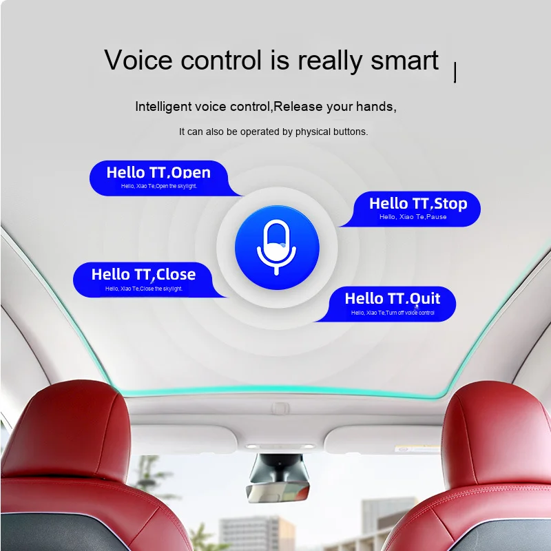 Penutup Matahari dari Produsen Terkemuka untuk Mobil Listrik Model Y, Pelindung Matahari Skylight dengan Insulasi Panas