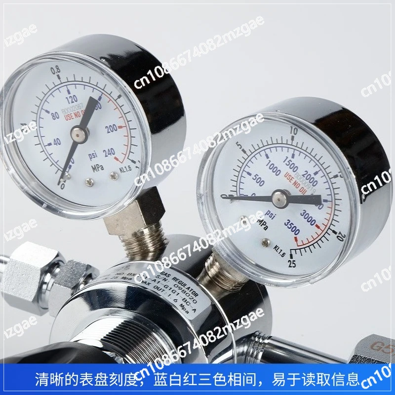 Double Stage Reducer，Pure Copper Nitrogen Reducing Valve