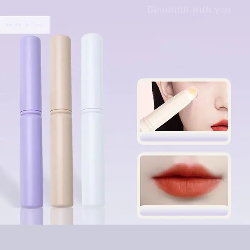 Zachte Make-Upborstels Met Ronde Kop Spons Concealer Borstel Lippenstift Poeder Bladerdeeg Nat Droog Gebruik Foundation Cosmetisch Gereedschap