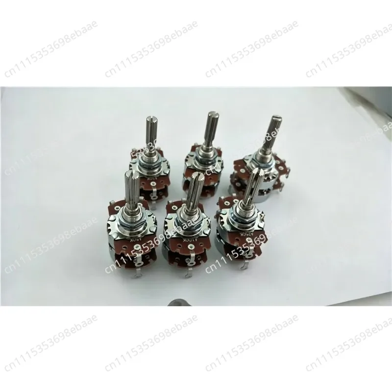 8 Pin Dual Tap Volume Potentiometer A50K A100K A250K A500K A1M Vintage Audio Replacement Part