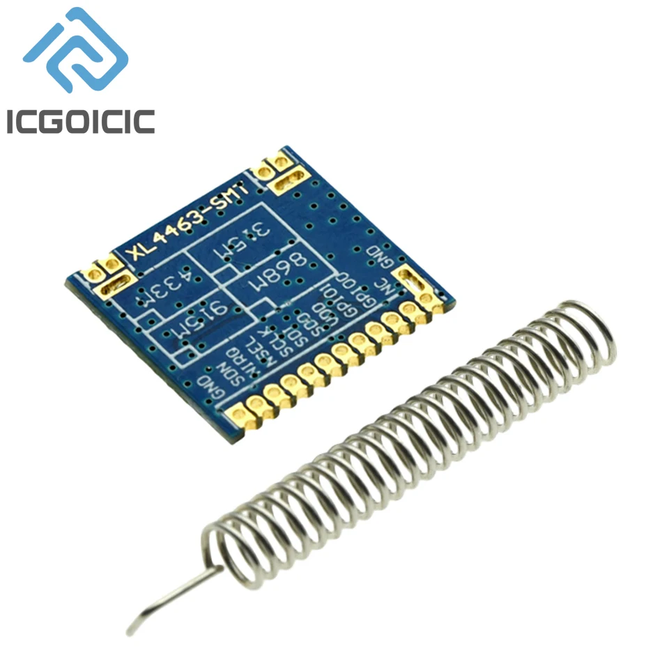 Módulo sem fio SI4463 módulo sem fio 433 módulo 433MSI4463 módulo transceptor SI4432 433MRF