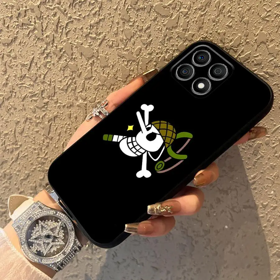 حافظة لهاتف Honor X9 X8 X7a 90 Lite X9c 8X X7 70 X9a شعار قطعة واحدة تجريدي #3