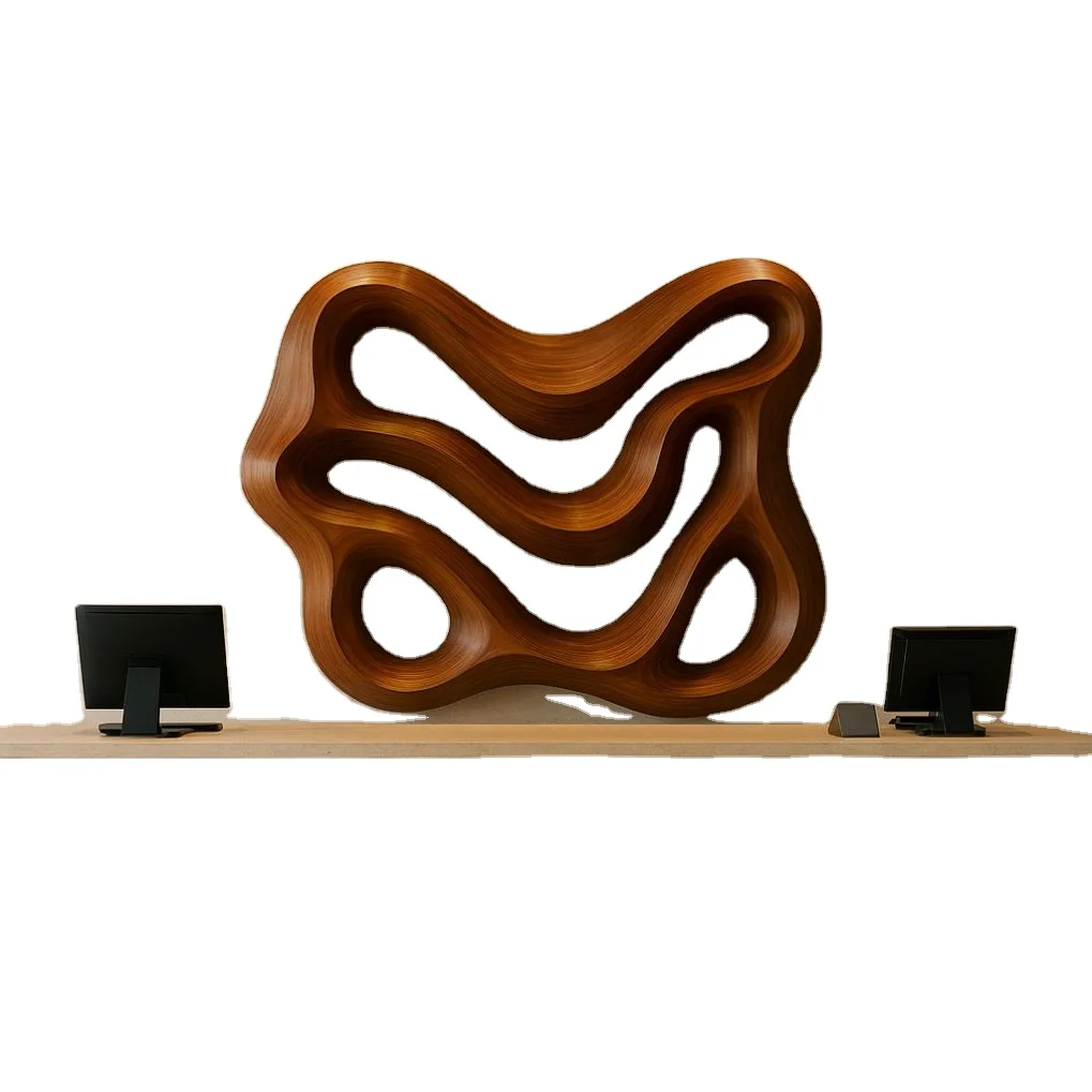 

&q Luxury Art Deco Sculpture Wall Decoration Handcrafted Organic Wood Furniture for Living Room Housewarming Gift