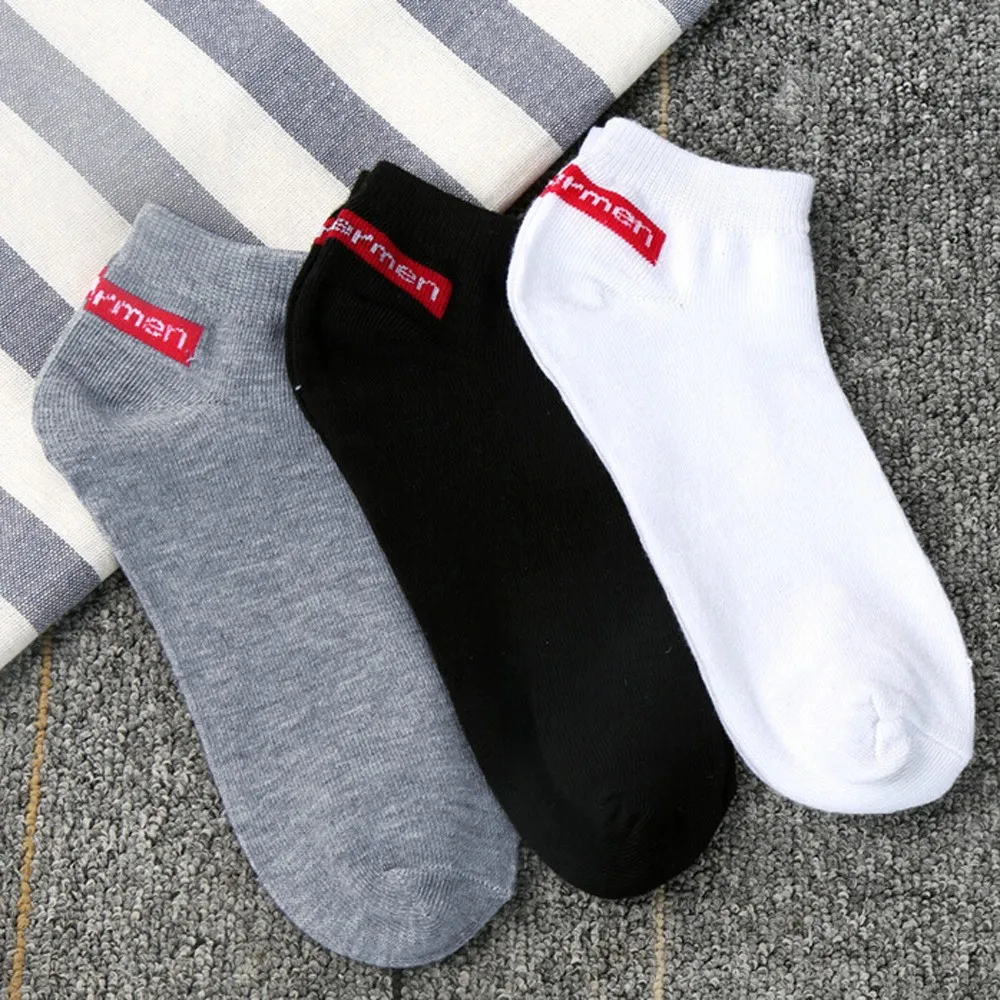 1Pair Unisex Summer Cotton Man Short Socks Fashion Breathable Man Boat Socks Comfortable Casual Socks Male White Black 2022 New