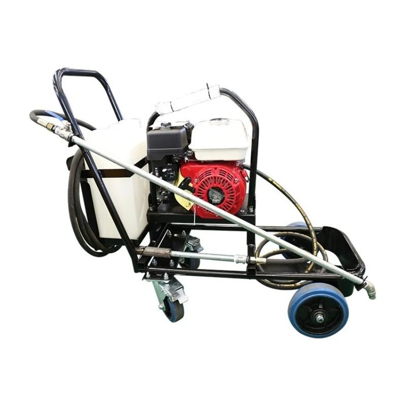 Mini Hand Push Emulsified Asphalt Spreader Road Maintenance Spraying Machine  Municipal Pavement Repair Construction Equipment