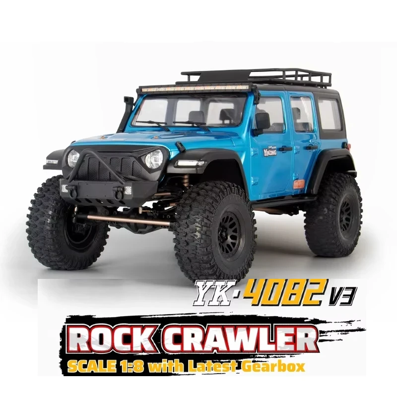 Yikong YK4082V3 1/8 4WD RC Rock Crawler Brushed Off Road Remote Control Car With Differential Lock