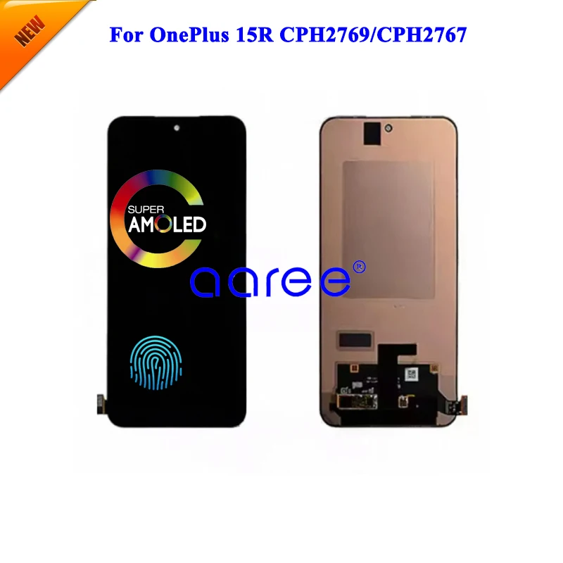 120Hz 6.83inch AMOLED Original LCD Display For OnePlus 15R CPH2769 CPH2767 LCD Display LCD Screen Touch Digitizer Assembly