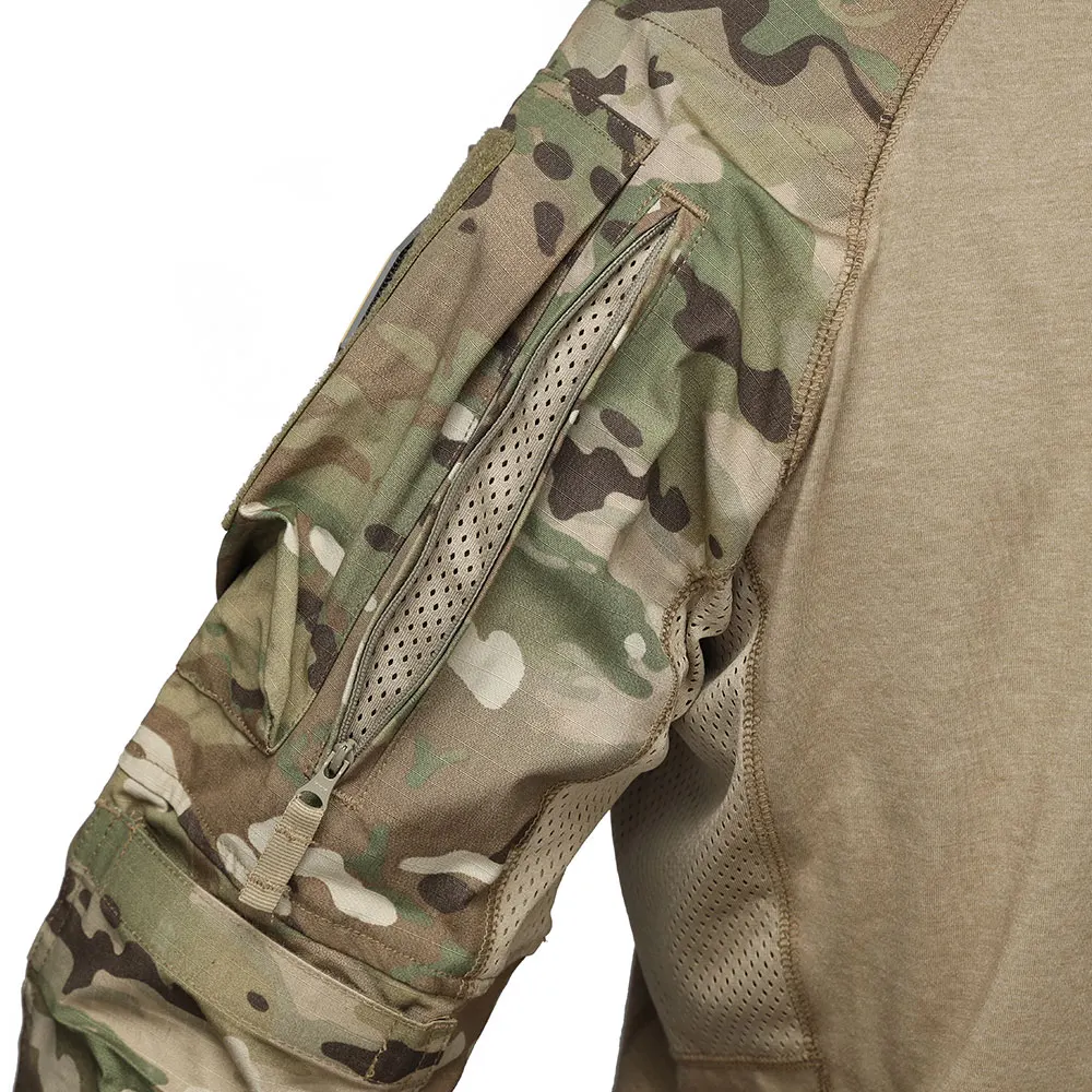 Emersongear Anaconda Allterrain-Kampfshirts Trainingsshirts T-Shirts Camping 4-Wege-Stretch-T-Shirt Wandern Jagd EM9742 – Detail 11
