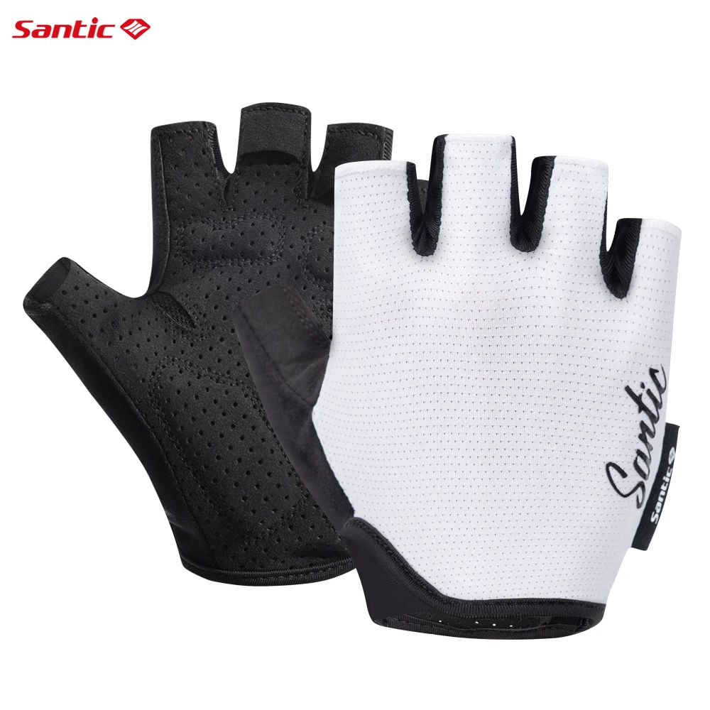 

Santic Summer Riding Gloves Short Finger Unisex Breathable Professional Gloves