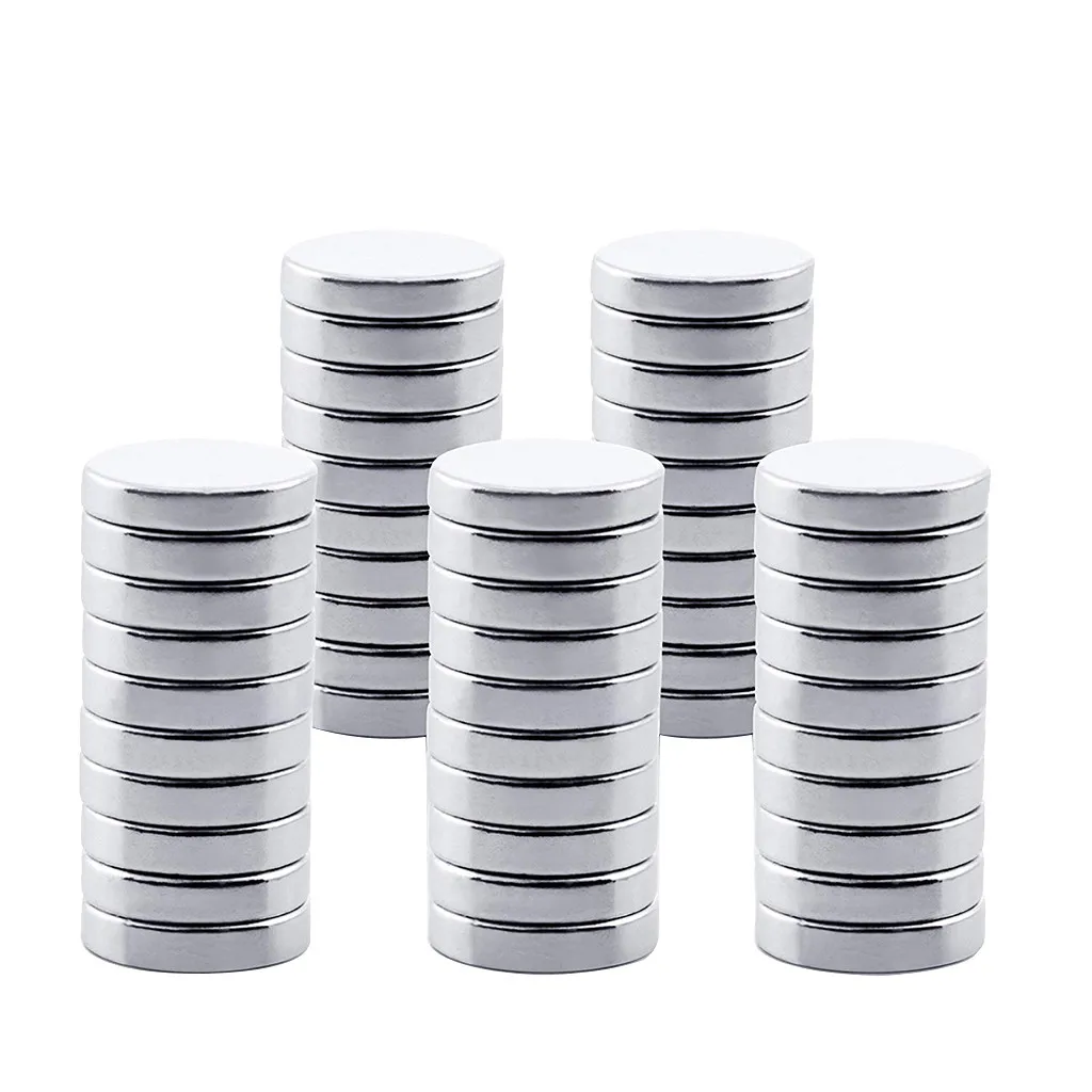 50pcs Super Strong Neodymium Disc Magnets Powerful Rare Earth Magnets for Fridge, DIY, Building, Scientific and Office Magnets