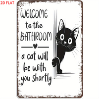 Fun Bathroom Decor - Vintage Wooden Sign \