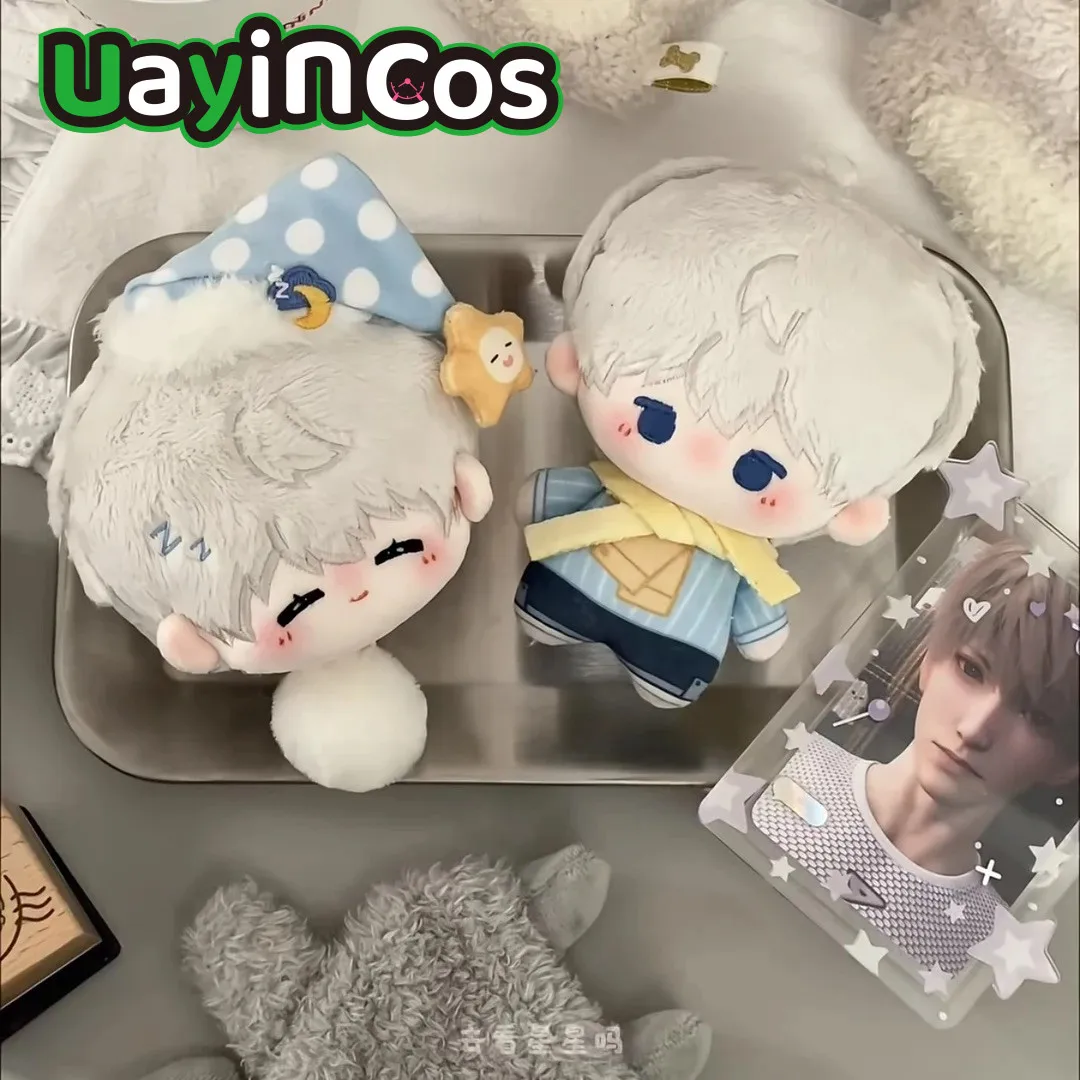 

In Stock 10cm Love and Deepspace Xavier Devil Star Hat Stuffed Plushies Doll Clothes Keychain Bag Ornaments Anime Game Toy Kids