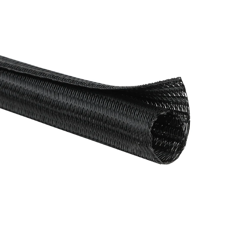 Zelfdichtende gevlochten kabelmantel 5 8 10 13 16 19 25 32mm PET geïsoleerde kabelomwikkeling voor computer, tv-kabel, bescherming van kabels, kabelomwikkeling