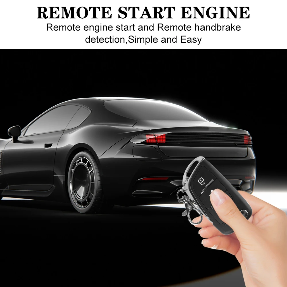 Keyless Entry Starter Antitheft System 12V Entry Ignition Starter Switch Car Alarm Engine Push Button Start Stop Button