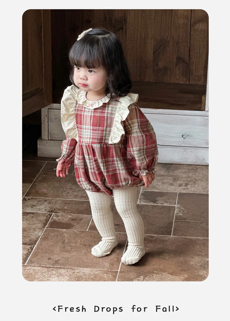 

Клетчатые кружевные комбинезоны, весна-осень 2024, новые простые модные милые универсальные повседневные клетчатые комбинезоны