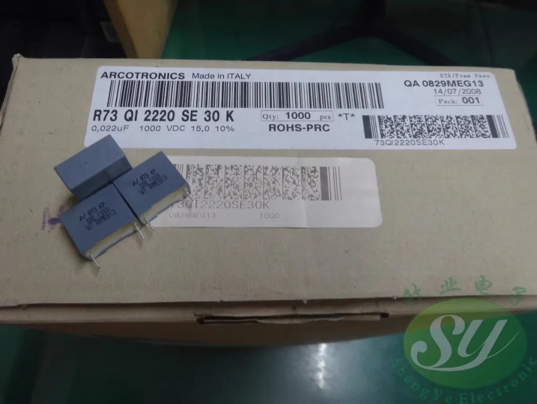 

5PCS AV R73QI2220SE30K 0.022uf/1000V 22nf 223 new film capacitor