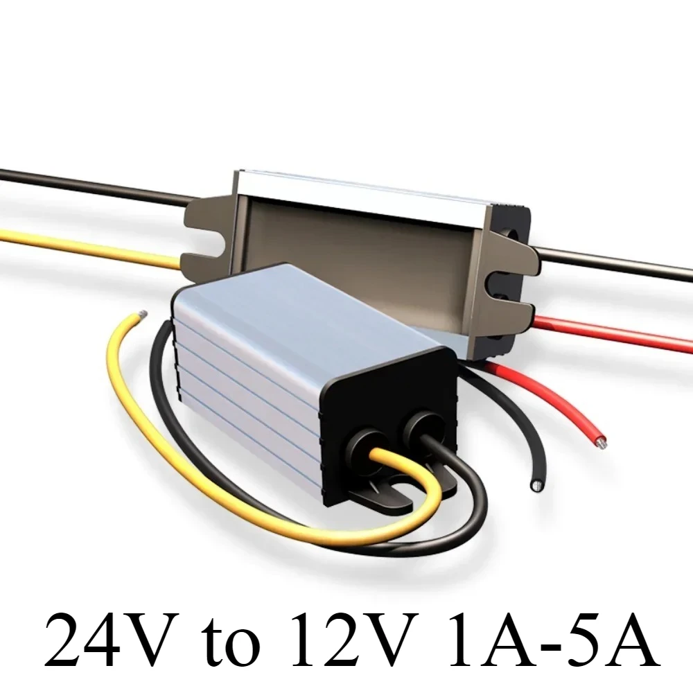 

24V TO 12V 1A-5A Converter Step Down Waterproof Module DC DC Buck Model Converter Voltage Regulator