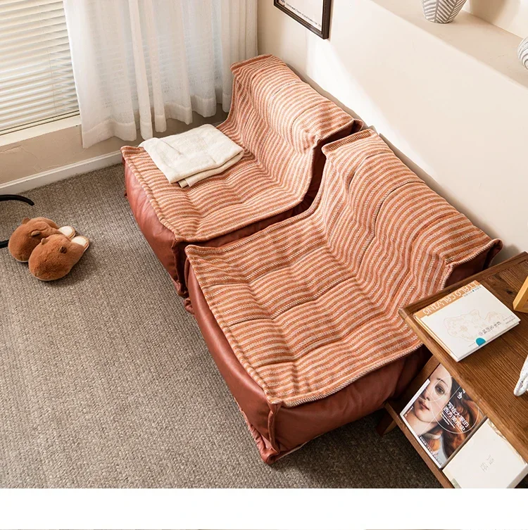 

Lazy sofa can lie or sleep, bedroom mini sofa balcony futon back chair caterpillar sofa back cushion