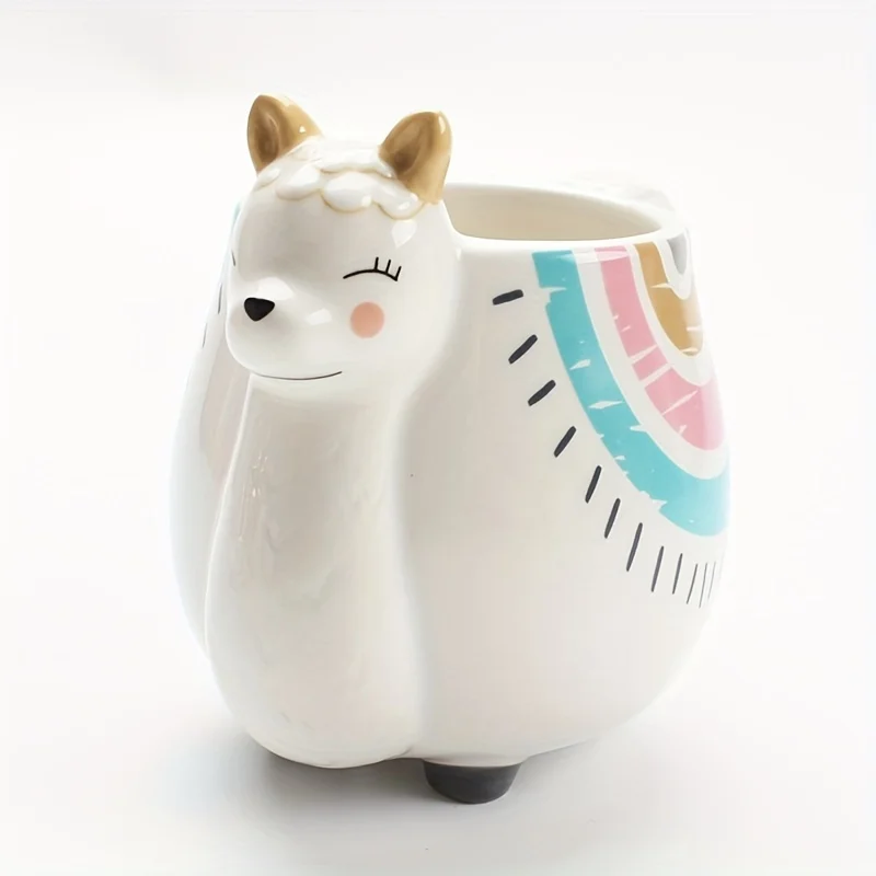 Cute Animal Ceramic Mug Creative Hand Painted 3D Mugs With Handle Coffee Tea Milk Breakfast Cups Nice Gifts