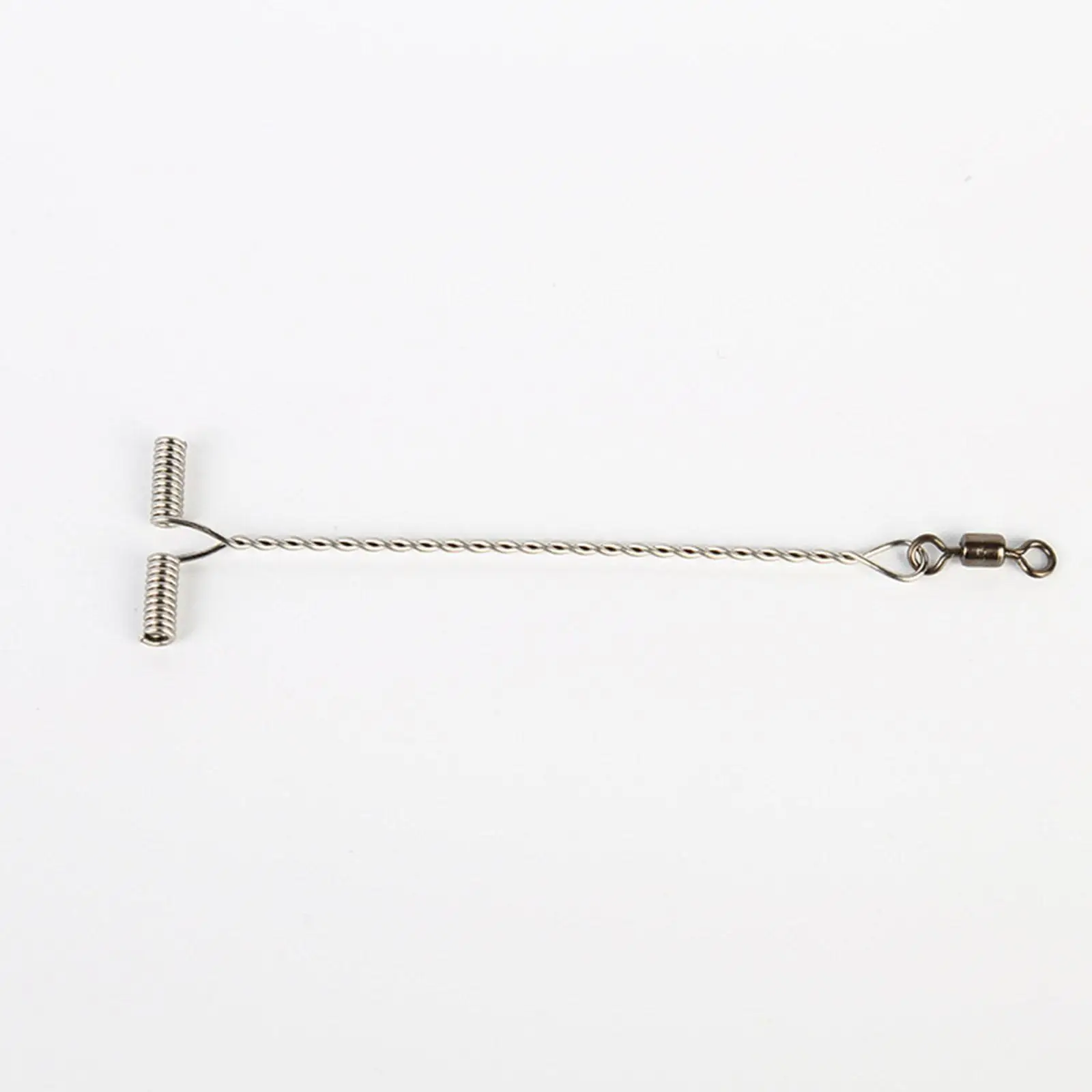 

Stainless Steel Fishing Sinker Slides T Swivels Wire Leaders Balance Connector for Feeder Fishing Accessories and Rigs