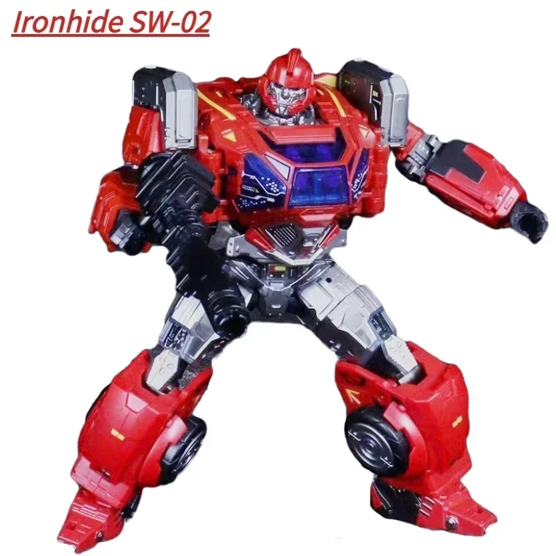 In Stock NEW Transforming Toys Ironhide SW-02 KO SS84 Enlarged Alloy Version SW02 The Movie Series Action Figure Gift Collection