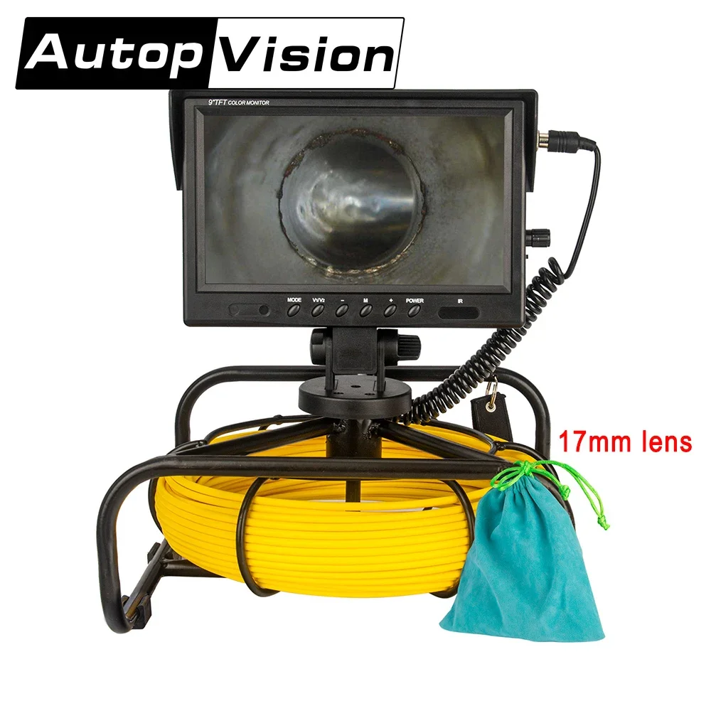 17mm 20/30/50m HD DVR Function Drain Sewer & Pipe Camera Pipeline Inspection System Waterproof Endoscope Camera Wifi Borescope