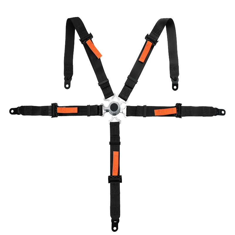 

Sports Style UTV Car Racing Safety Belt 5-Point Polyester & ABS 2-Inch Steel Strap Harness Seat Belts