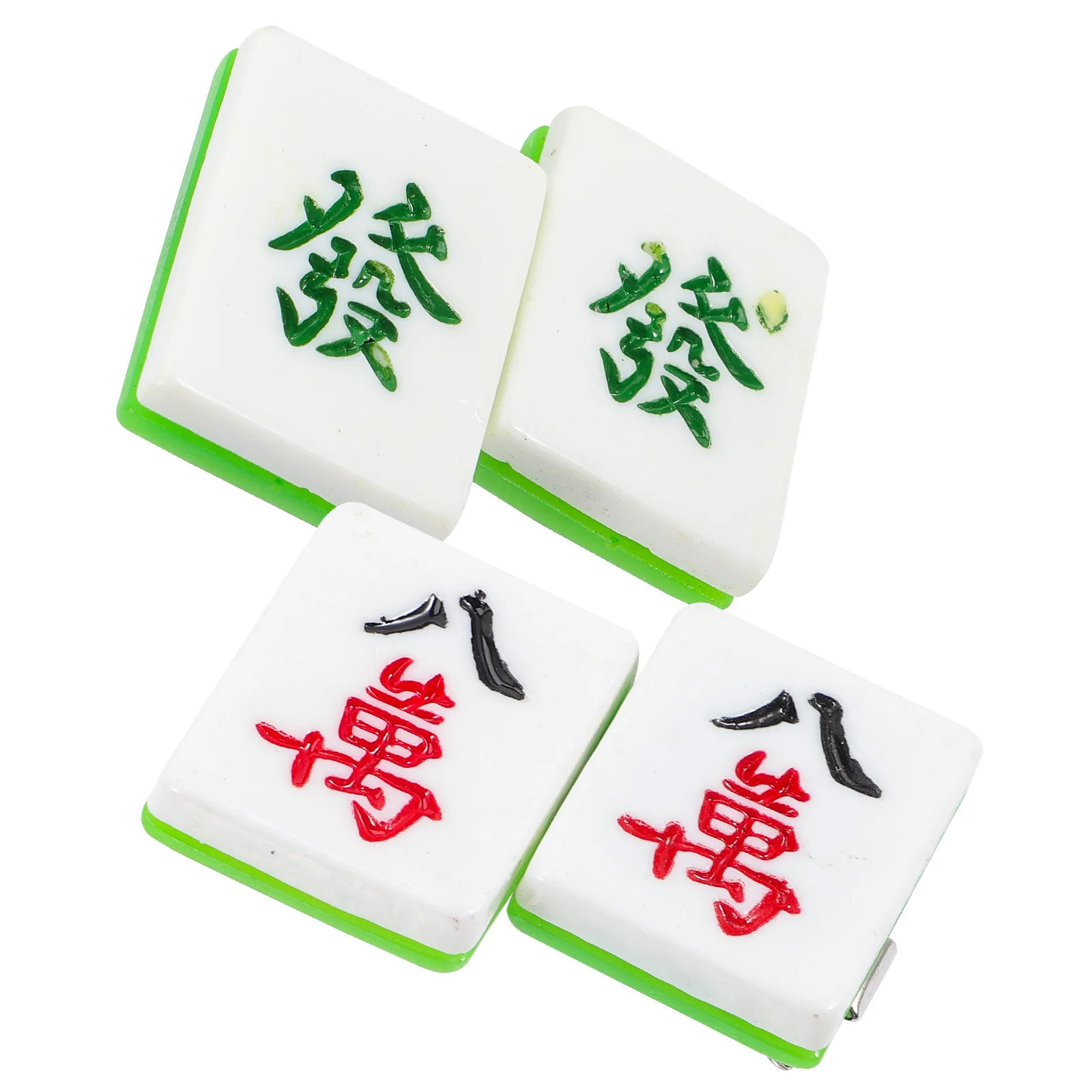 

4Pcs Lovely Mahjong Hair Accessories for Girls All Hair Types Long Short Wigs Curls Straight Little Girl Accessories