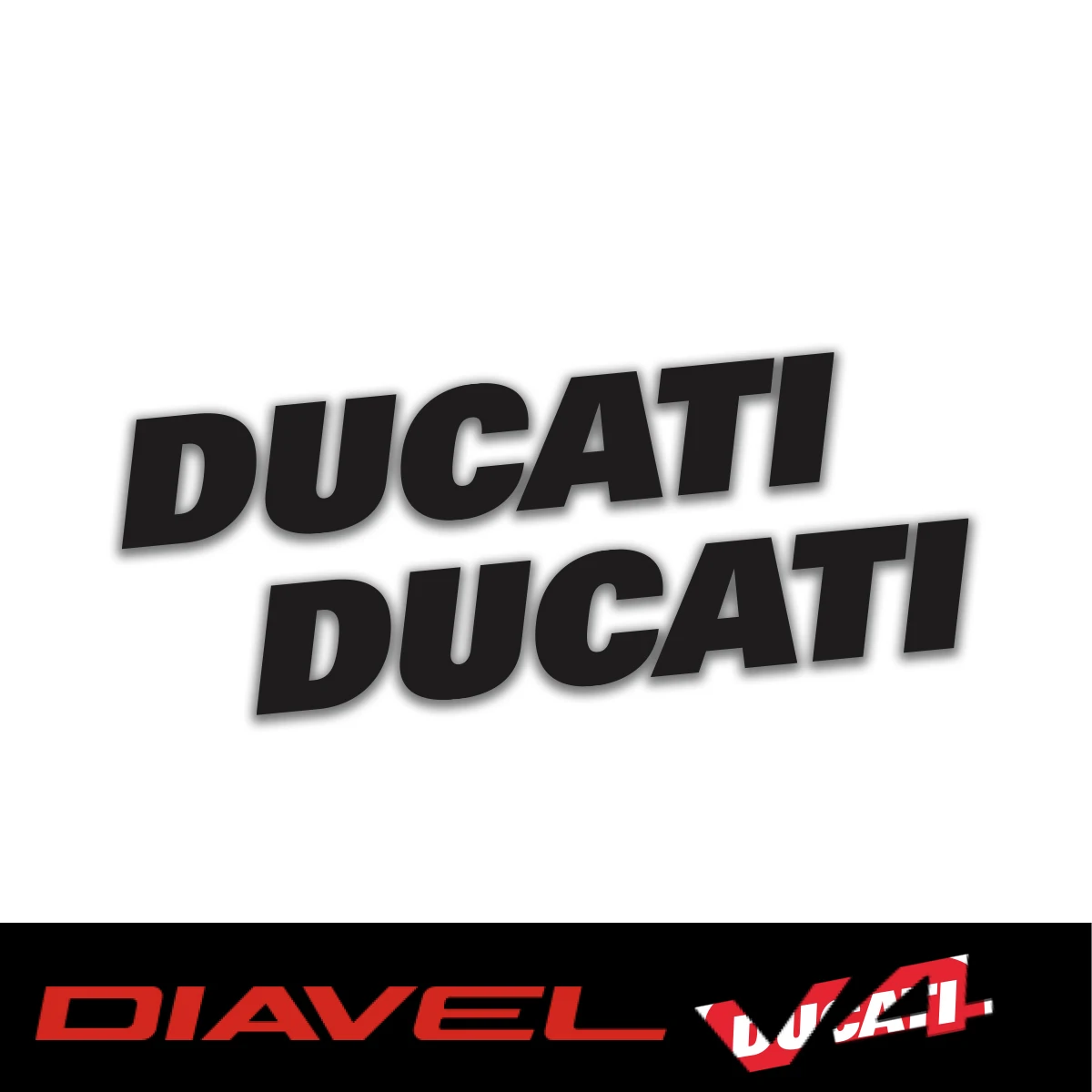 Suitable for Ducati DIAVEL V4 stickers fuel tank letter stickers waterproof modification films