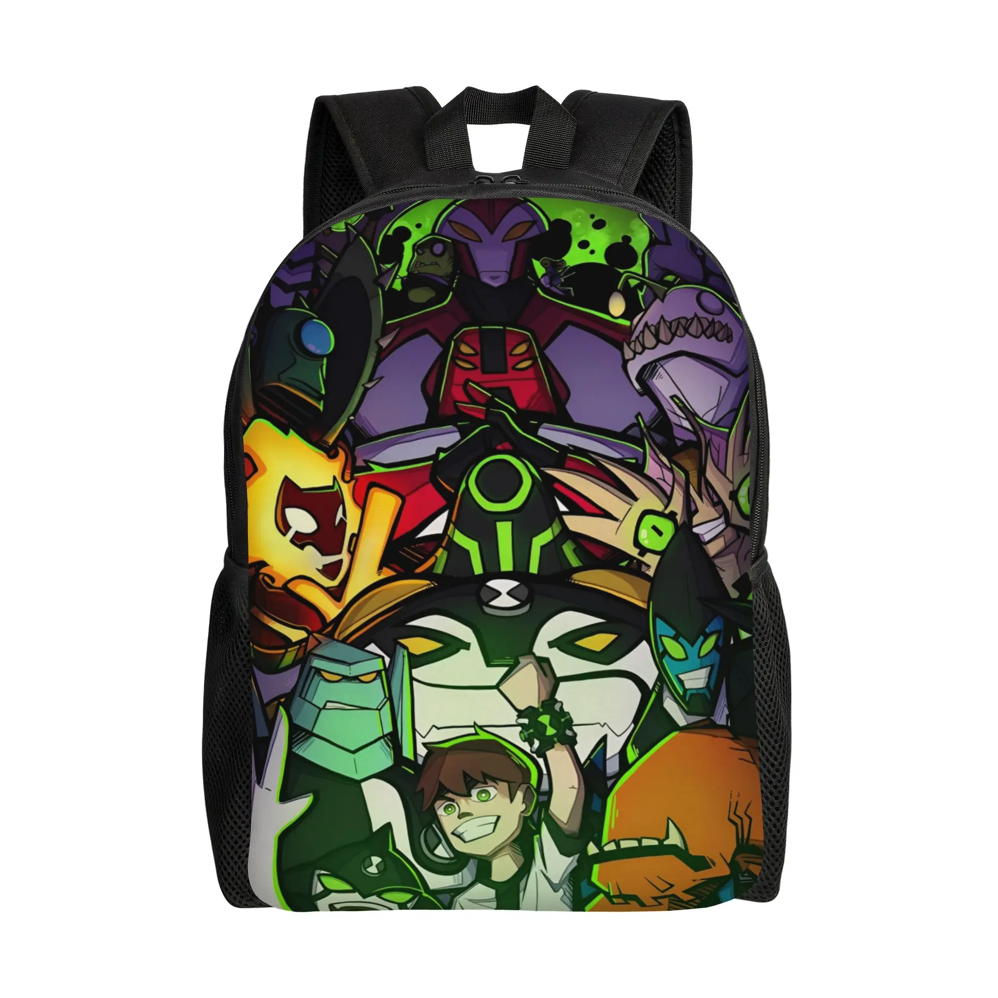 Ben 10 Omnitrix Unleashed Backpack Teen  Soft Backpacks Polyester Stylish High School Bags University Designer Rucksack