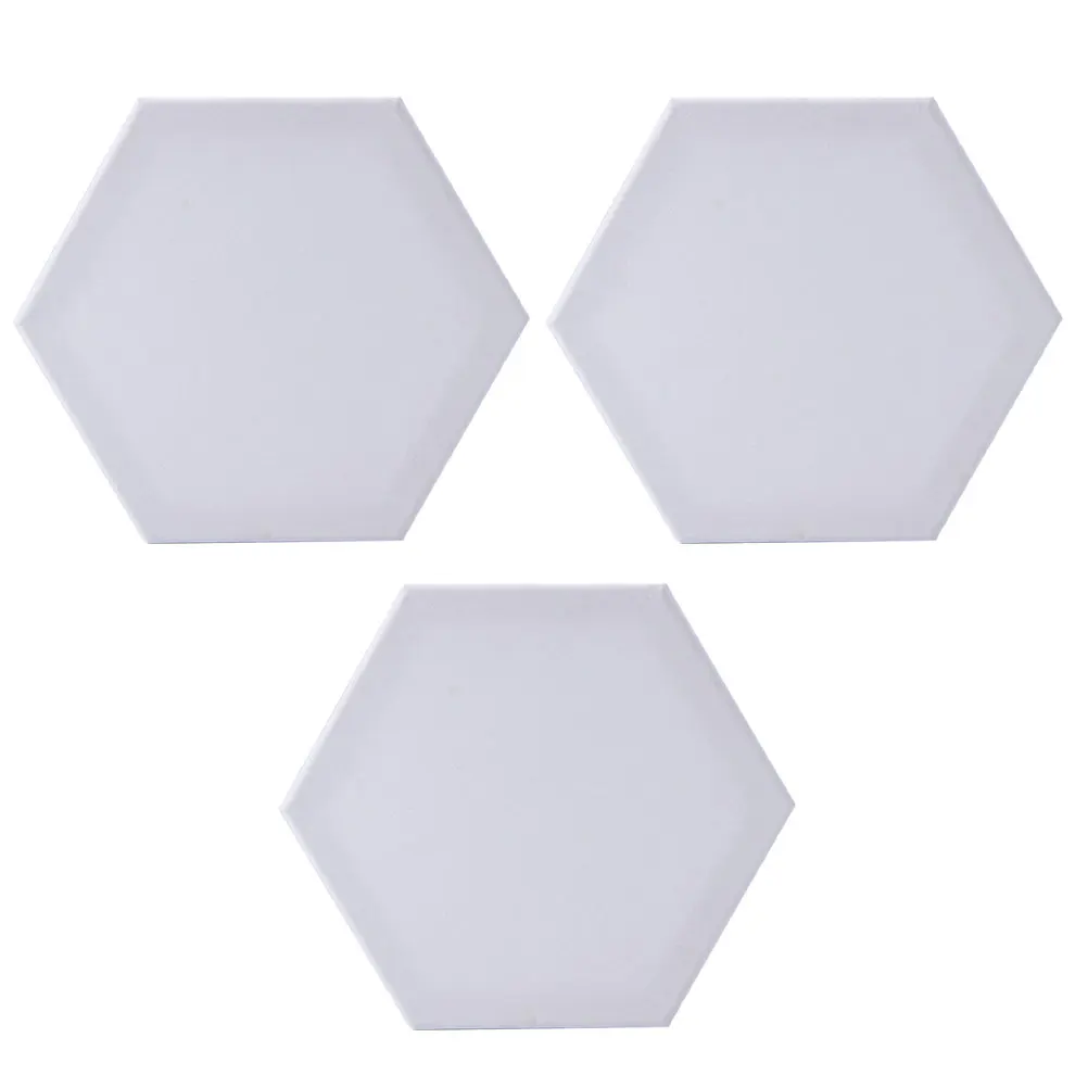 

3Pcs Hexagon Art Panel DIY Artist Beginners Painting Board For Practice Artist Panel Elastic