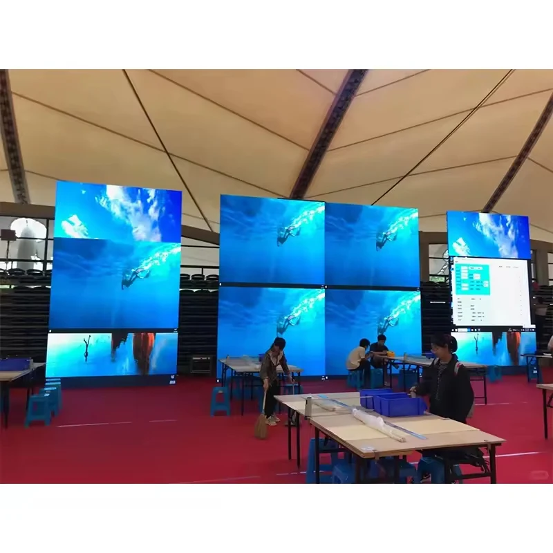 

Высокая яркость, высокое разрешение P3.91, полноцветная внутренняя светодиодная видеостена для аренды выставочных рекламных экранов