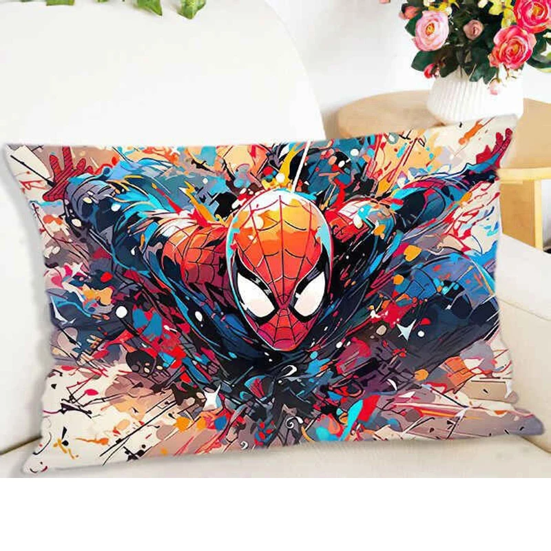 Cool Spiderman printed pillowcase living room sofa pillow case bedroom room home decoration 30x50 40x60 50x70cm