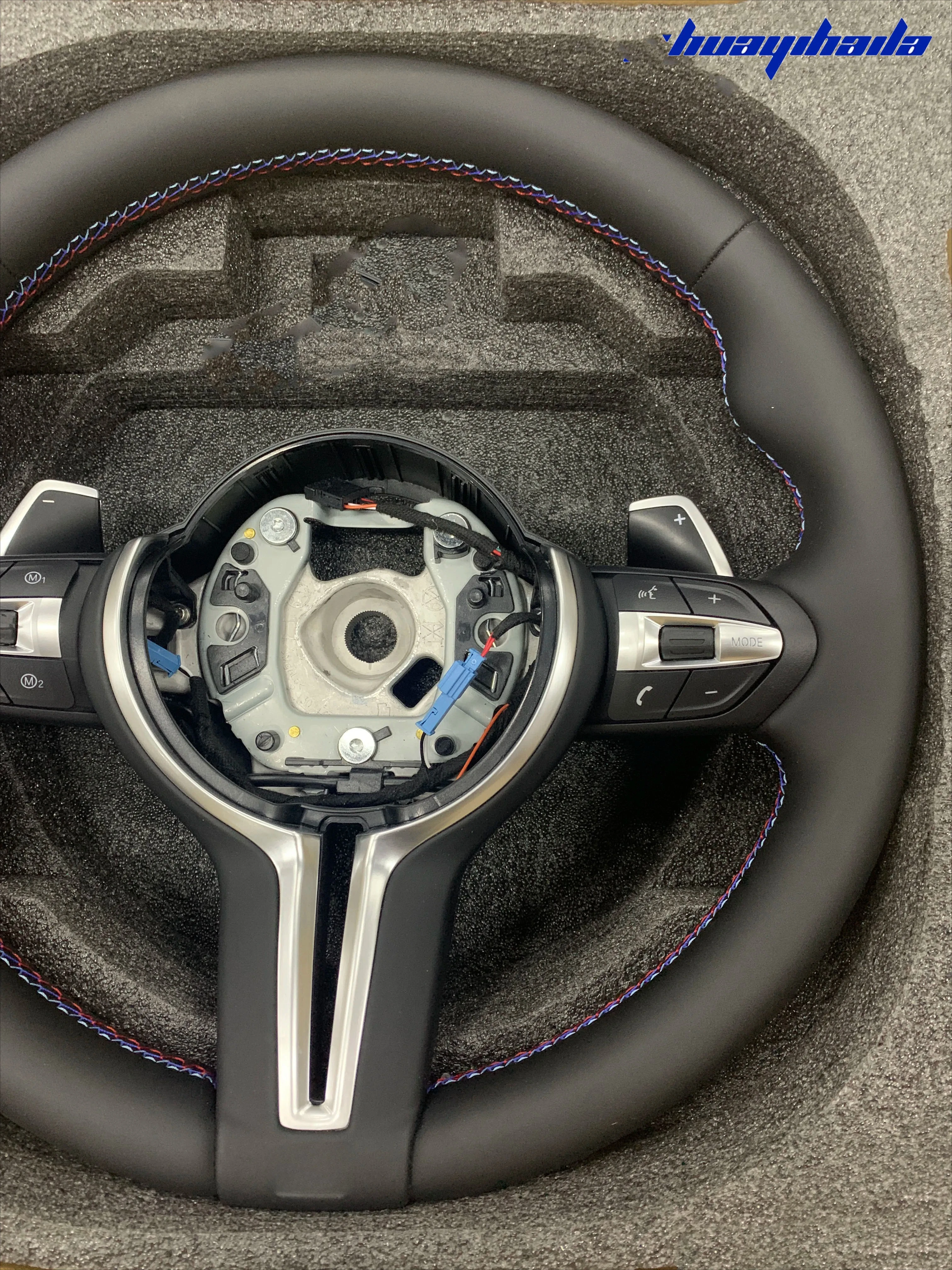 For Wholesale F10 F11 F20 F21 F22 F30 F31 F32 F36 F80 M Sport Carbon Fiber Heated Vibration Leather Sport Steering Wheel for BMW