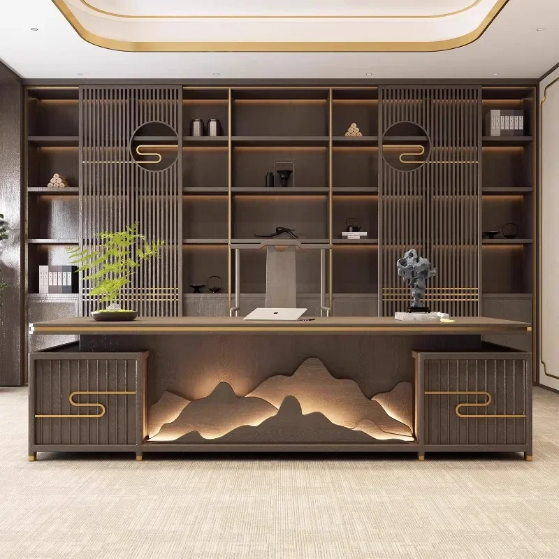 Standing Desk Executive Office Furniture Adjustable Height Computer Work Table Modern Ergonomic Office Furniture Computer