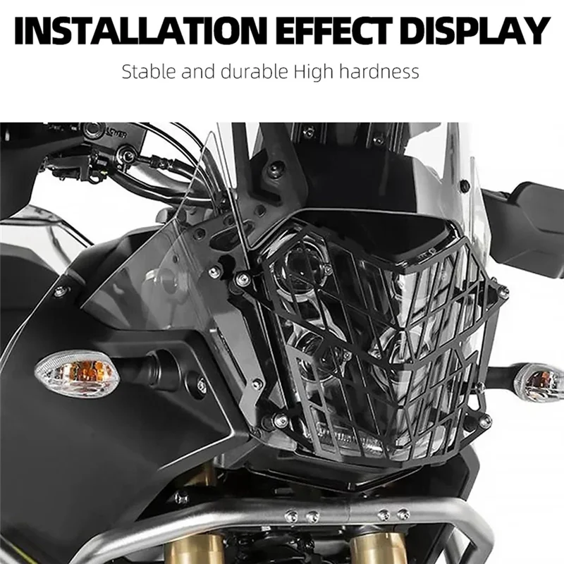 

Head Lamp Protection Grille Cover Headlight Guard Kit For Yamaha Tenere 700 T7 T700 XTZ700 XTZ690 2019-2024