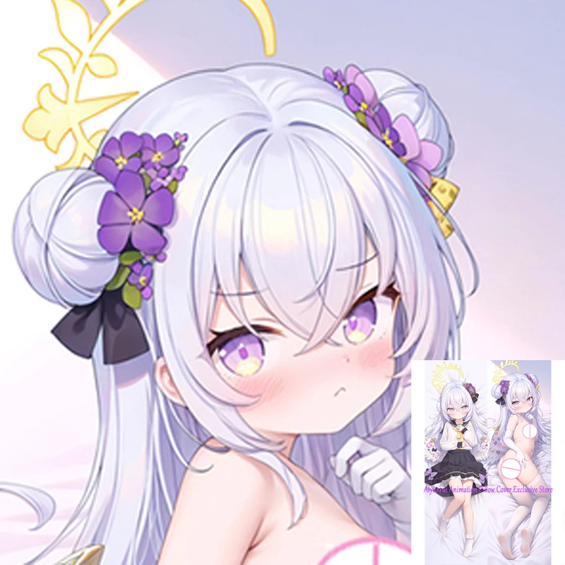 

Anime Pillow Cover Dakimakura Shirasu Azusa 2 Side Printed Hugging Body Pillowcase Cushion Cover Bedding Young Girl Tits