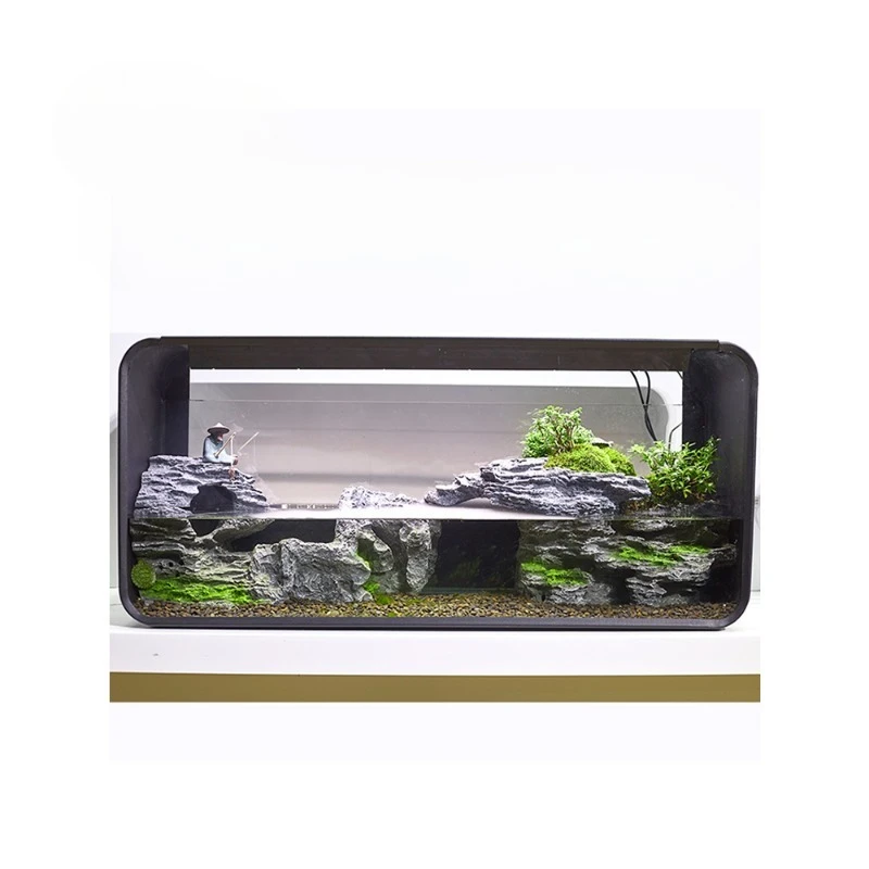 

Household smart desktop fish tank micro-landscape water and land tank rainforest tank filter integrated machine