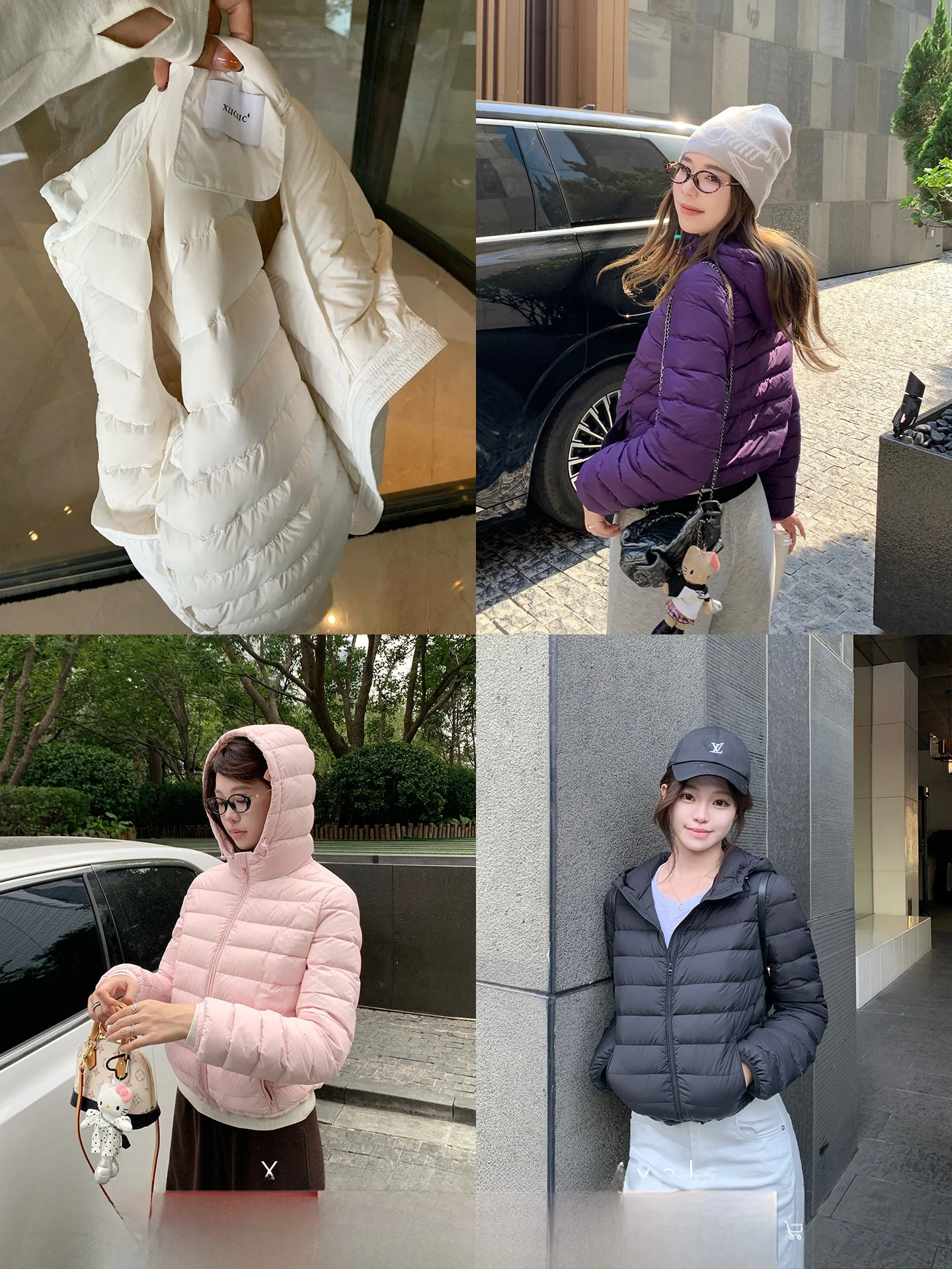 

Xzichic Women's Lightweight down Jaet 90 White Du Feather Svel Hooded Warm Outerwear Korean Sle Regular Fit Nylon...