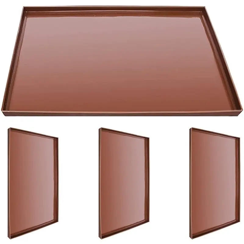 4Pcs Dryer Tray Silicone Dehydrator Sheets Dehydration Pad Drying Pad Reusable Drying Pad