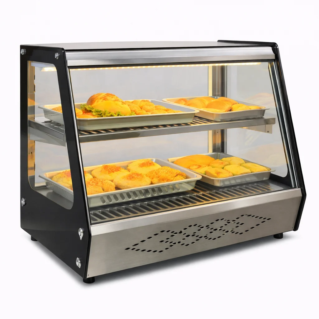 Hot Sale Commercial Electric Hot Food Display Cabinet Heated Warmer Display Cabinet for Restaurant