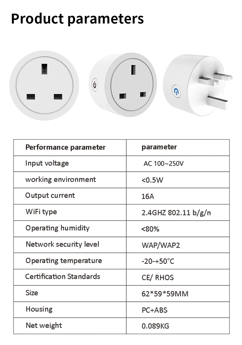 TASMOTA الأوروبي المنزل الذكي المسبق واي فاي التوصيل يعمل مع مساعد المنزل مراقبة استهلاك الكهرباء 10A-16A 100-240 فولت #6
