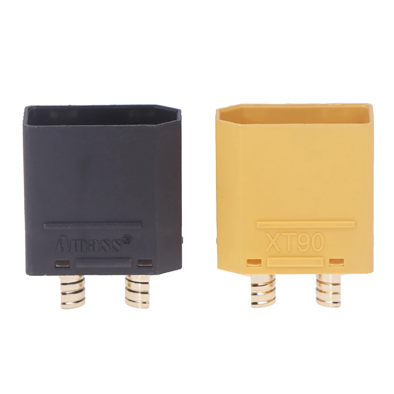 30A XT90NE Lithium Battery Charging Connector Wire Fixed Female Head Welded Type Gold-plating Terminal Male New Energy Plug