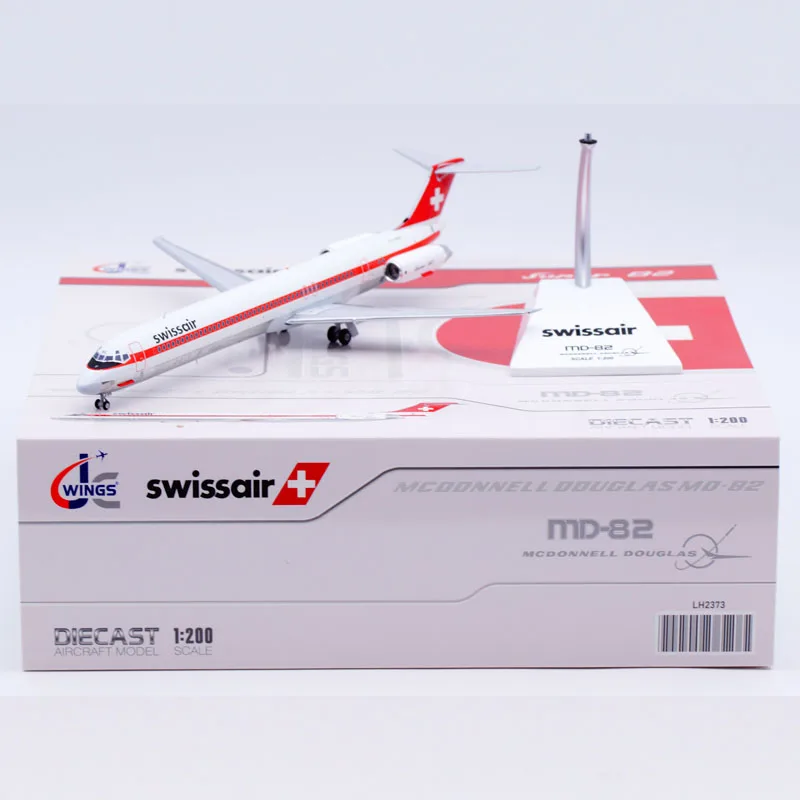 LH2373 Alloy Collectible Plane Gift JC Wings 1:200 Swissair McDonnell Douglas MD-82 