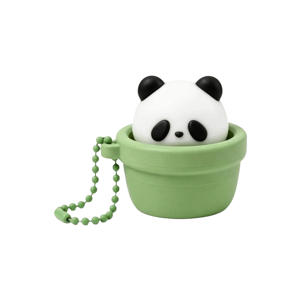3D Printed Keycap Clicker Pendant Button Press Key Ring Fidget Clicker Keychain Dog Duck Panda Lucky Cat Key Chain